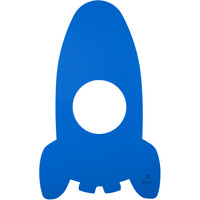 Leisis juguetes para playa Tapiz flotante forma de Cohete 75,5x65,5 vista frontal