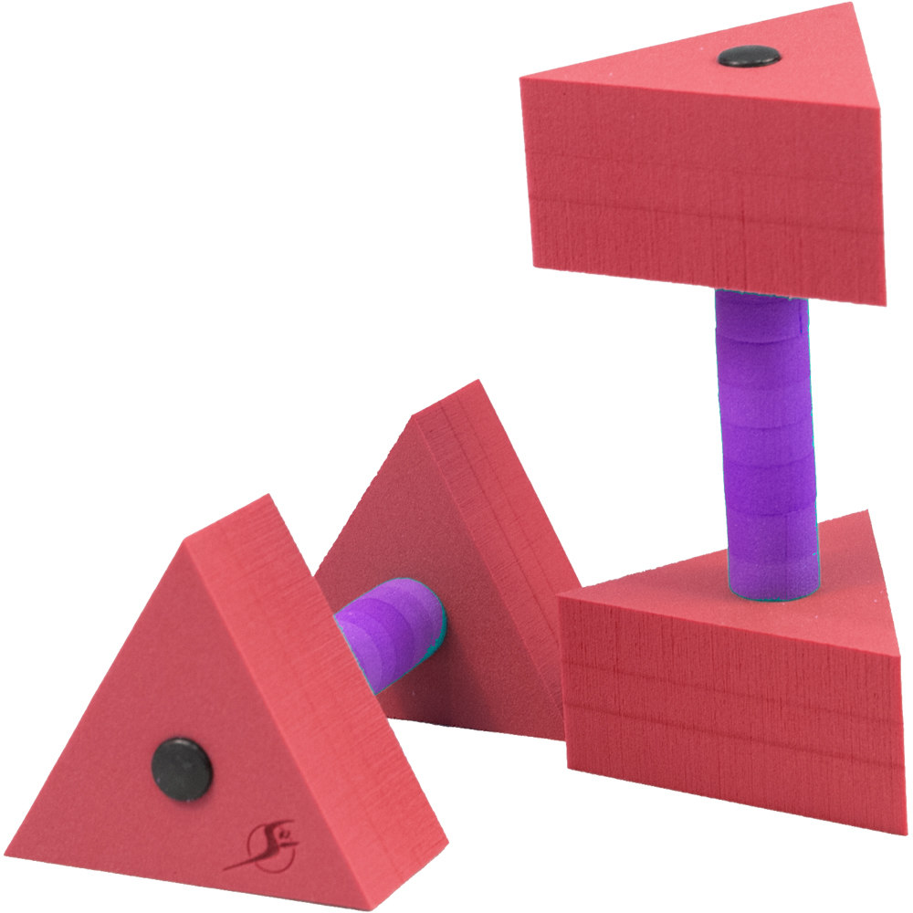 Alter-gim triangular ro juguetes para playa Rojo (UNICA)