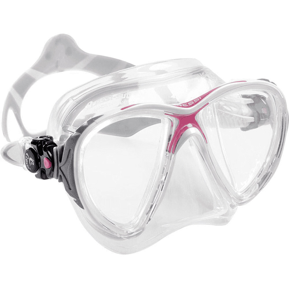 Cressi Sub gafas snorkel EVO BIG EYES CRYSTAL BLRS vista frontal