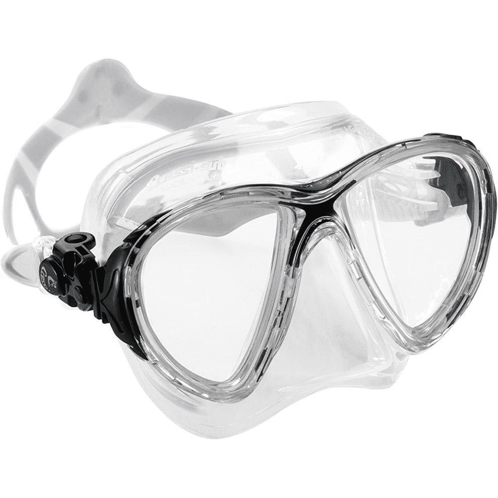 Cressi Sub gafas snorkel EVO BIG EYES CRYSTAL TRNE vista frontal