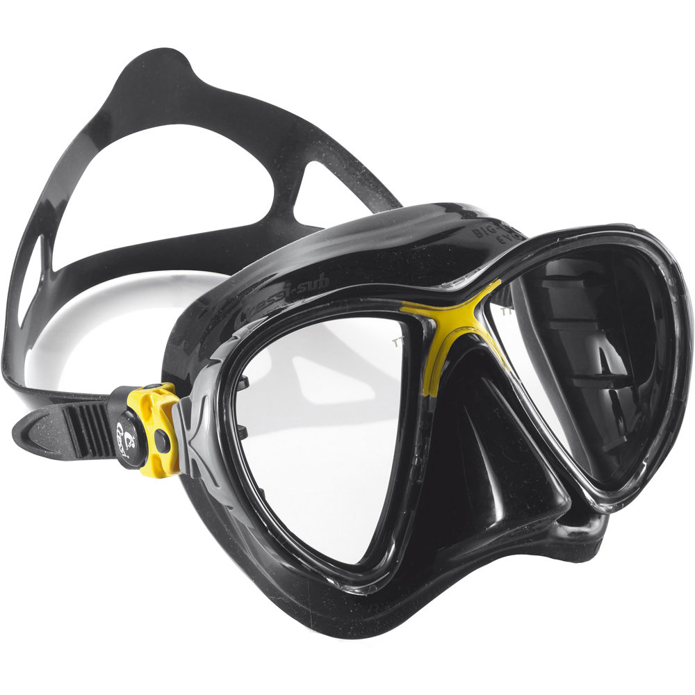 Cressi Sub gafas snorkel EVO BIG EYES AM vista frontal