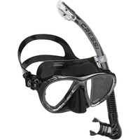 Cressi Sub kit gafas y tubo snorkel KIT EVO BIG EYES + ALPHA ULTRA DRY NE vista frontal