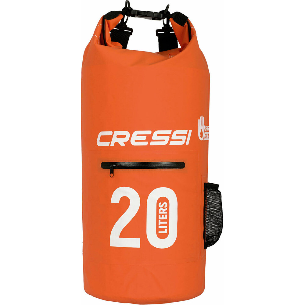 Cressi Sub bolsa estanca BOLSA DRY PVC CON CREMALLERA  20lts NA vista frontal