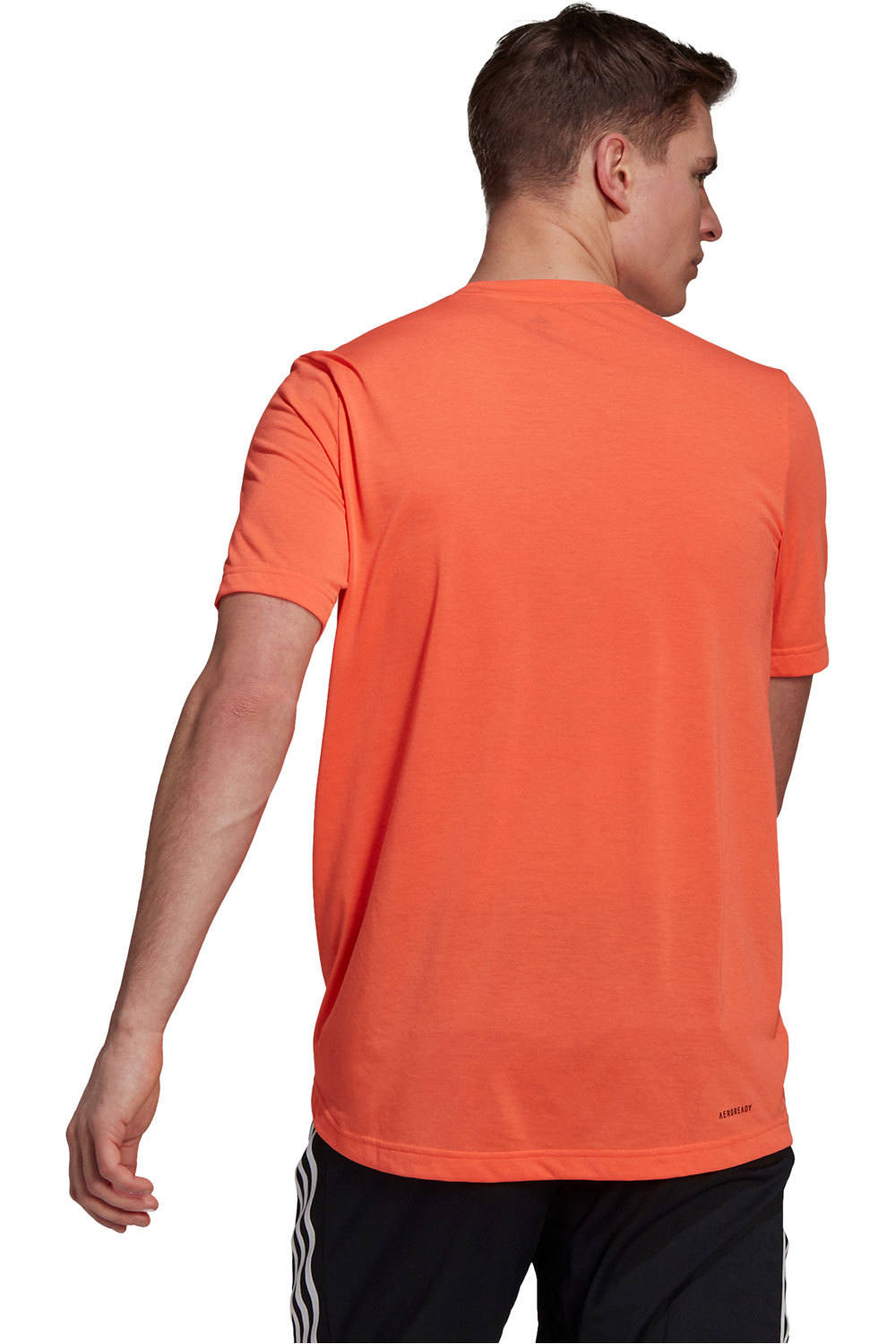 adidas camiseta fitness hombre M FR T vista trasera