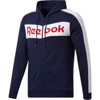 Reebok sudadera hombre TE LL FZ Hoodie vista frontal