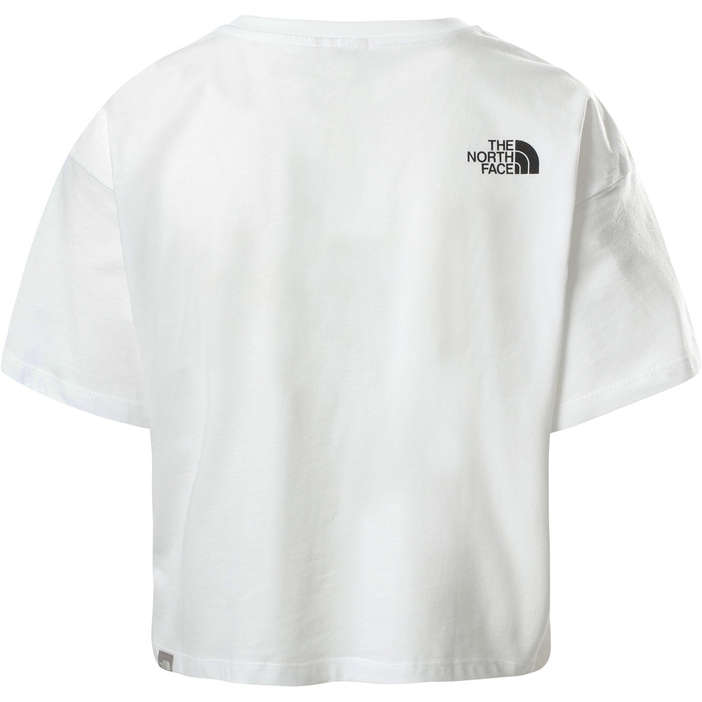 The North Face camiseta montaña manga corta mujer W CROPPED SIMPLE DOME TEE vista trasera