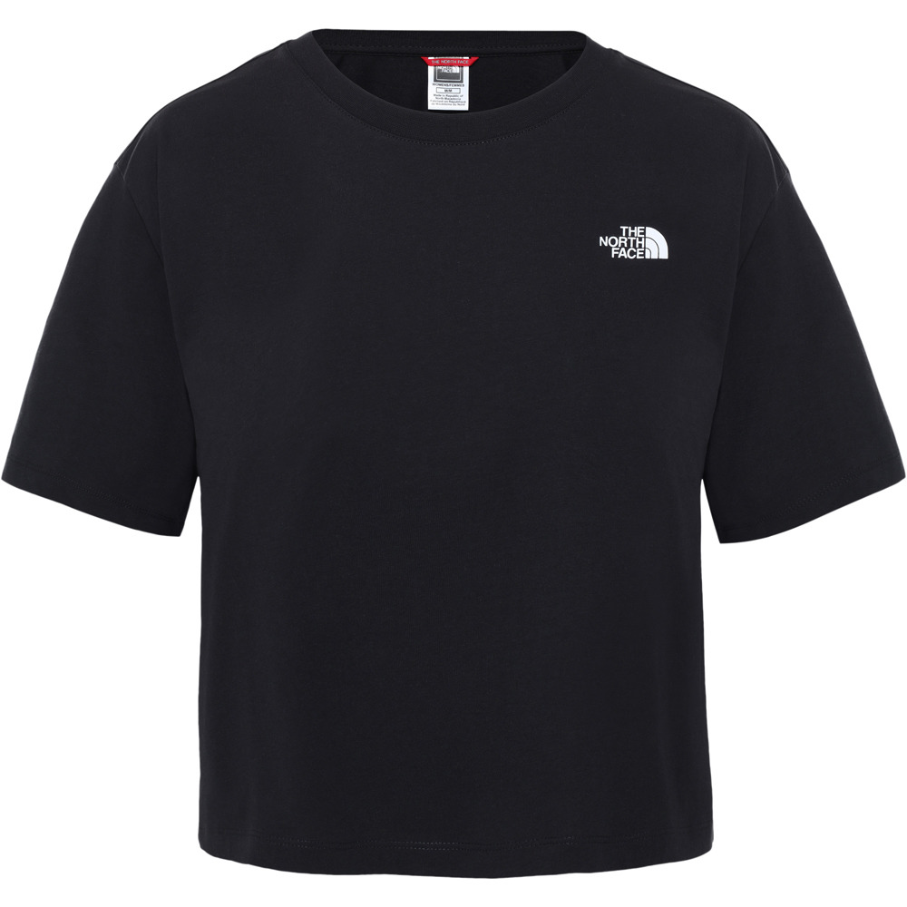 The North Face camiseta manga corta mujer W CROPPED SIMPLE DOME TEE vista frontal