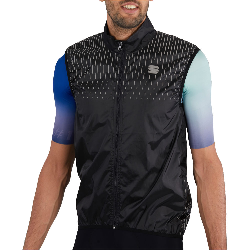 Reflex chaleco ciclismo hombre Negro