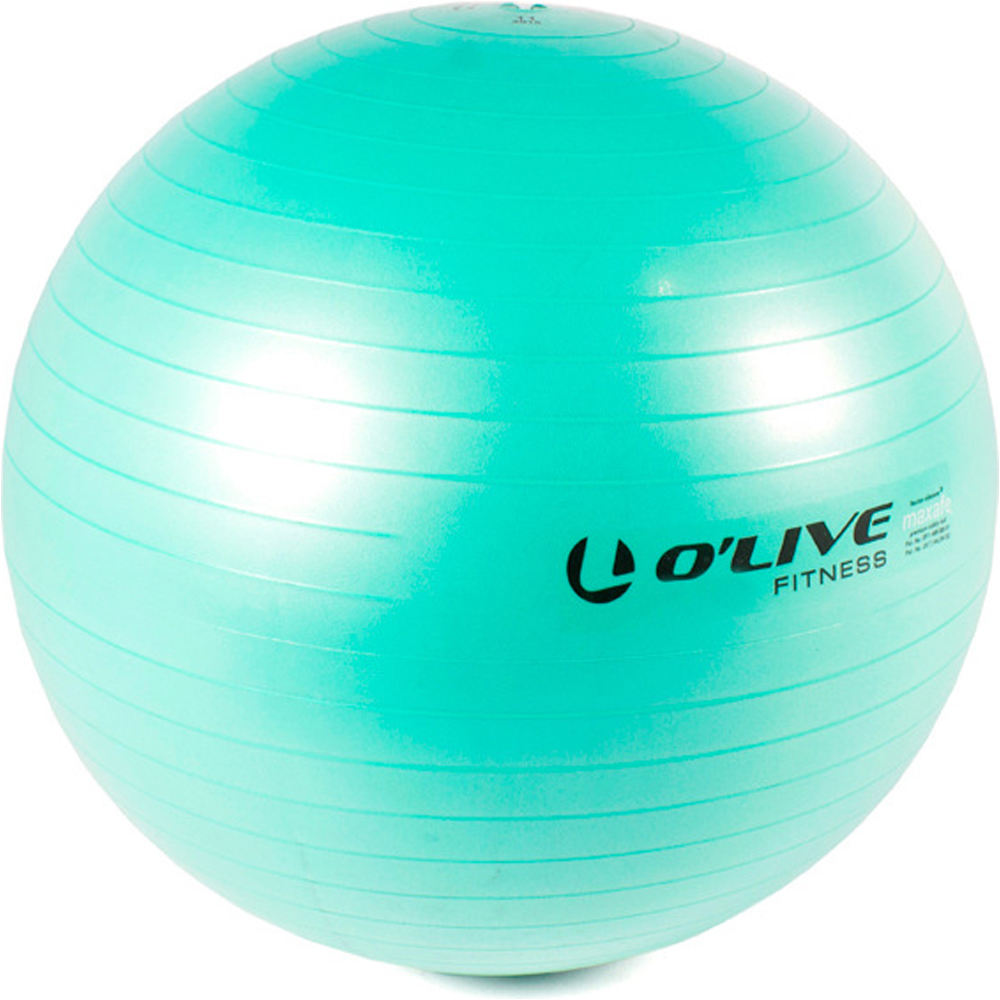 Olive balón medicinal FITNESS BALL O'LIVE, 75 cm vista frontal