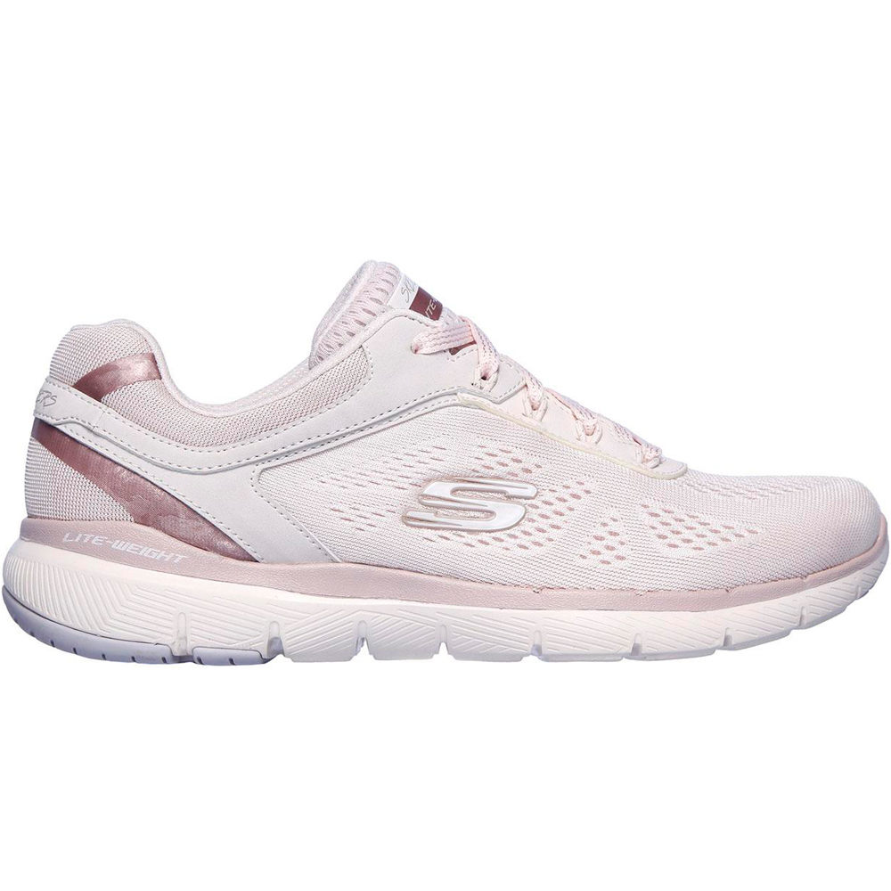 Skechers zapatillas fitness mujer FLEX APPEAL 3.0 - MOVING FAST lateral exterior