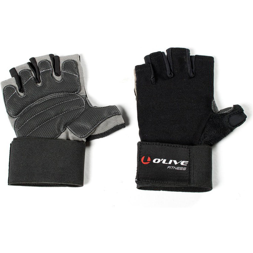 Olive guante halterofilia GUANTES PRO FITNESS O'LIVE vista frontal