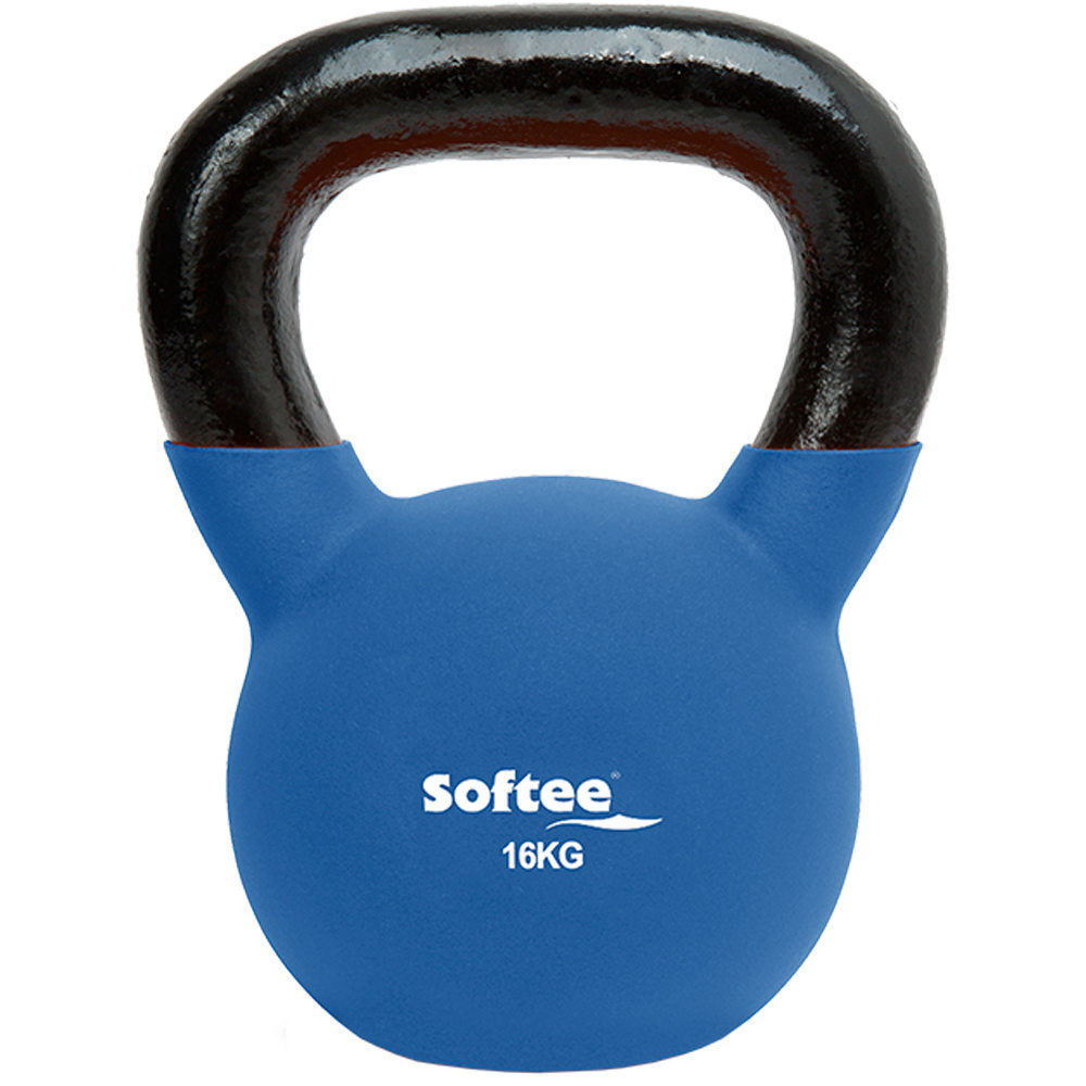 Softee mancuernas KETTLEBELL NEOPRENO SOFTEE 16kg vista frontal