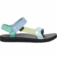 Teva zueco mujer Original Universal light green multi lateral exterior