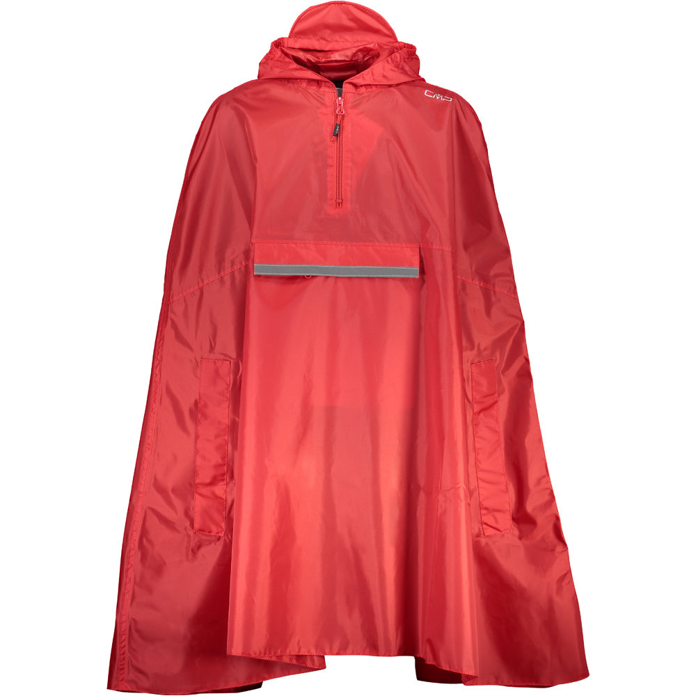 Cmp poncho montaña UNISEX CAPE FIX HOOD RAIN RO vista frontal