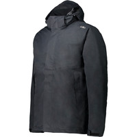 Cmp chaqueta impermeable insulada hombre MAN MID JACKET ZIP HOOD + DETACHABLE INN.JACKET vista detalle