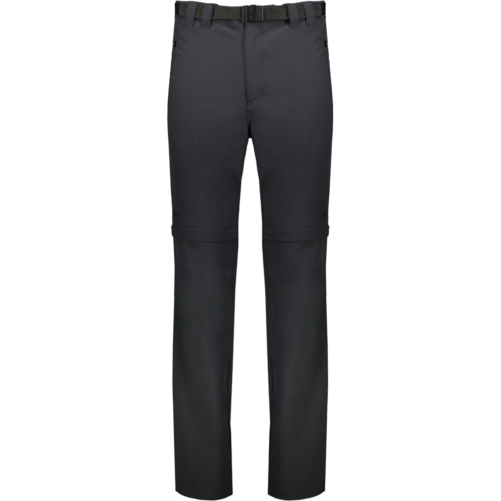 Man zip off pant pantalón montaña hombre Gris (54)