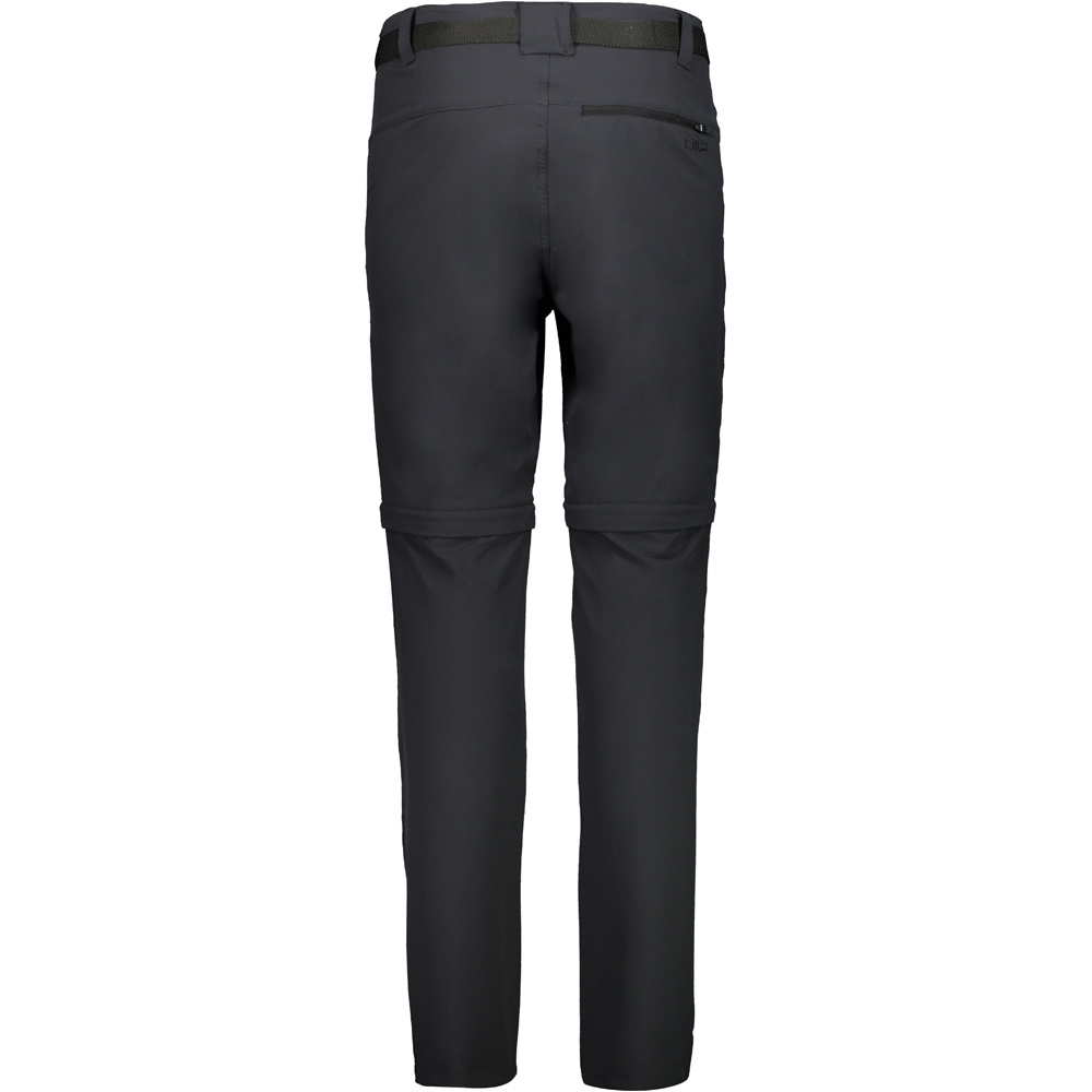 Cmp pantalón montaña hombre MAN PANT ZIP OFF GR vista trasera