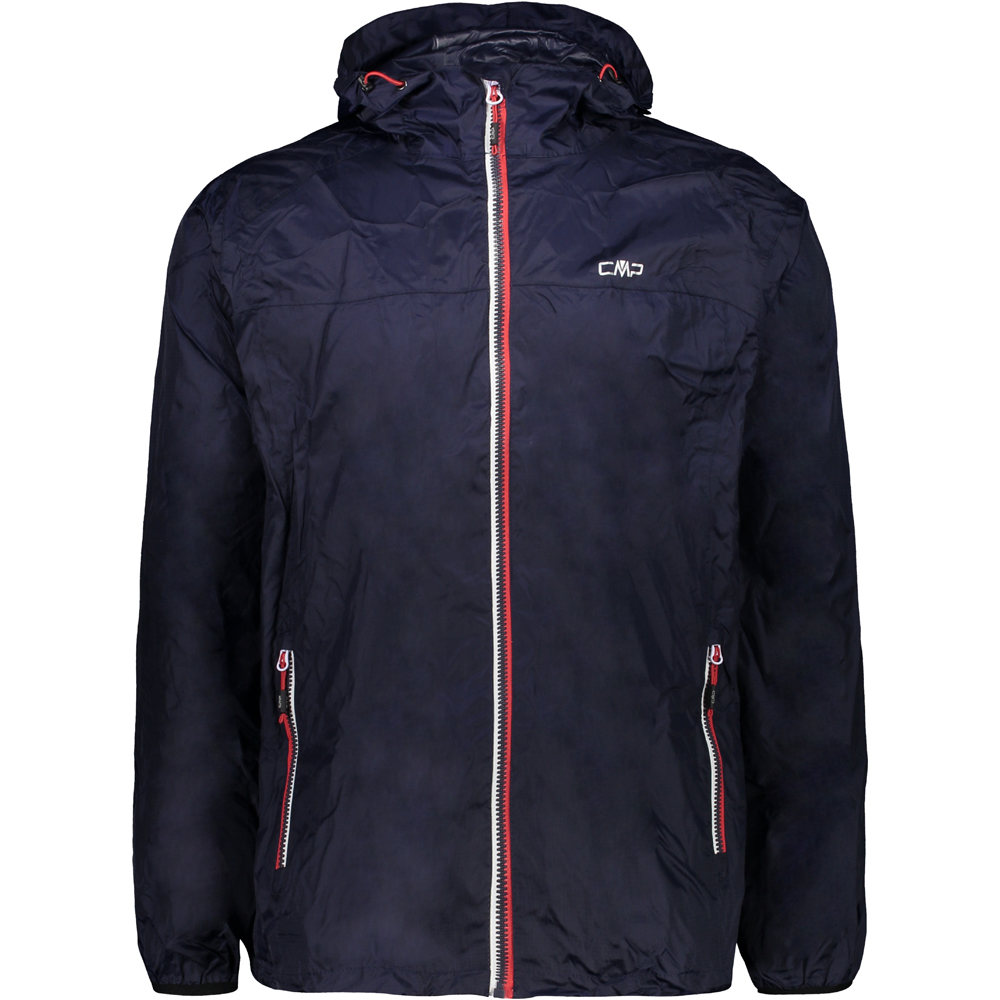 Man jacket rain fix hood chaqueta outdoor hombre (S)