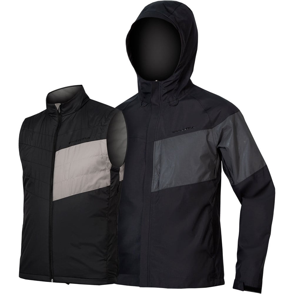 Endura sudadera hombre Chaqueta Urban Luminite 3 en 1 II vista frontal