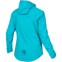 Endura chaqueta impermeable ciclismo mujer Chaqueta impermeable con capucha Hummvee para mujer vista trasera