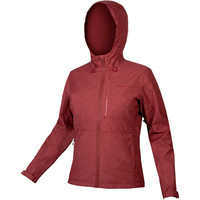 Endura chaqueta impermeable ciclismo mujer Chaqueta impermeable con capucha Hummvee para mujer vista frontal