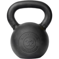 Bodytone mancuernas Kettlebell Negro 32 Kg vista frontal