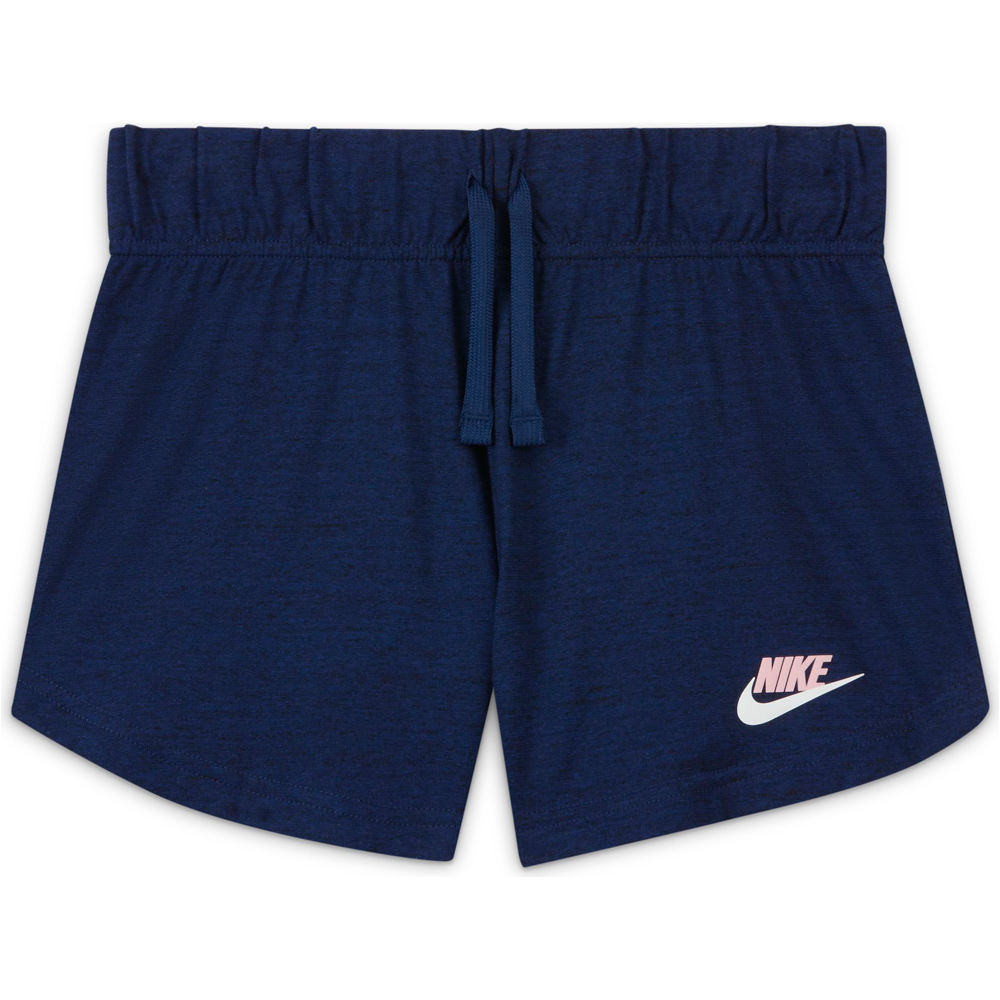 Nike bermuda niña G NSW 4IN SHORT JERSEY vista frontal