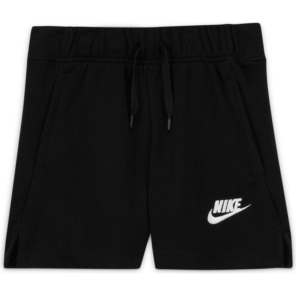 Nike bermuda niña G NSW CLUB FT 5 IN SHORT vista frontal