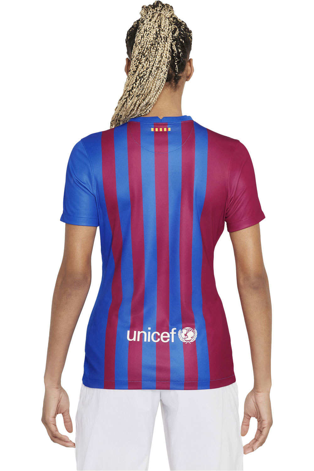 Nike camiseta de fútbol oficiales BARCELONA 22 WMNS NK BRT STAD JSY SS HM vista trasera