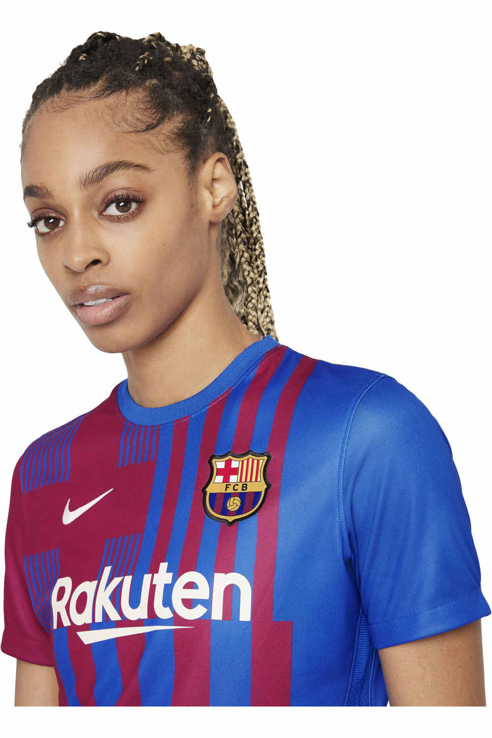 Nike camiseta de fútbol oficiales BARCELONA 22 WMNS NK BRT STAD JSY SS HM 03