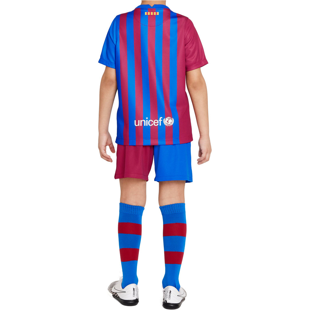 Nike Barcelona 22 Lk Nk Brt Kit Hm equipación fútbol niño