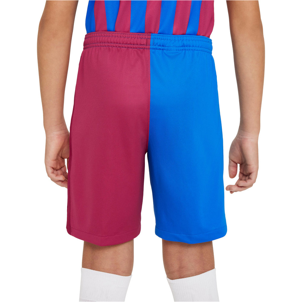 Nike pantalones fútbol oficiales niño BARCELONA 22 Y NK BRT STAD SHORT HA vista detalle