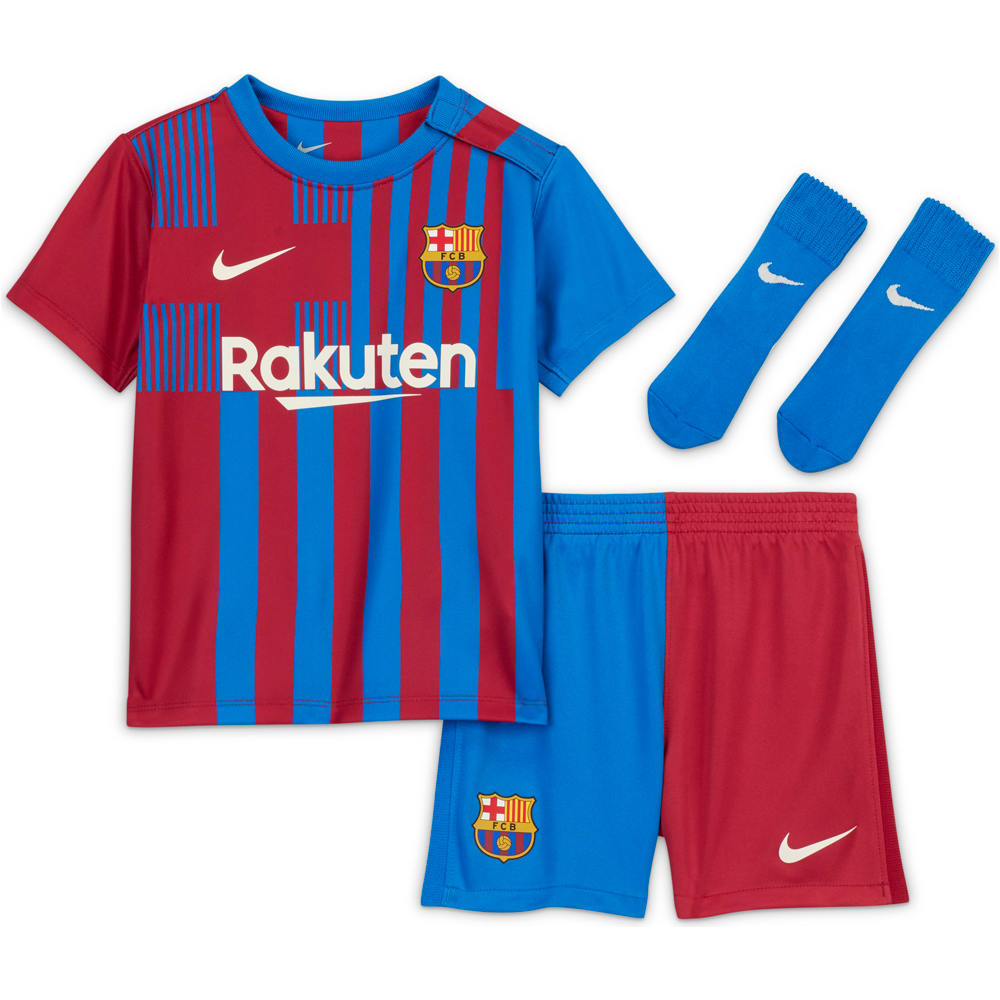Nike  Conjunto FC Barcelona Primera Equipación Infantil 20/21
