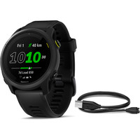 Garmin pulsómetros con gps FORERUNNER 745 NEGRO vista frontal