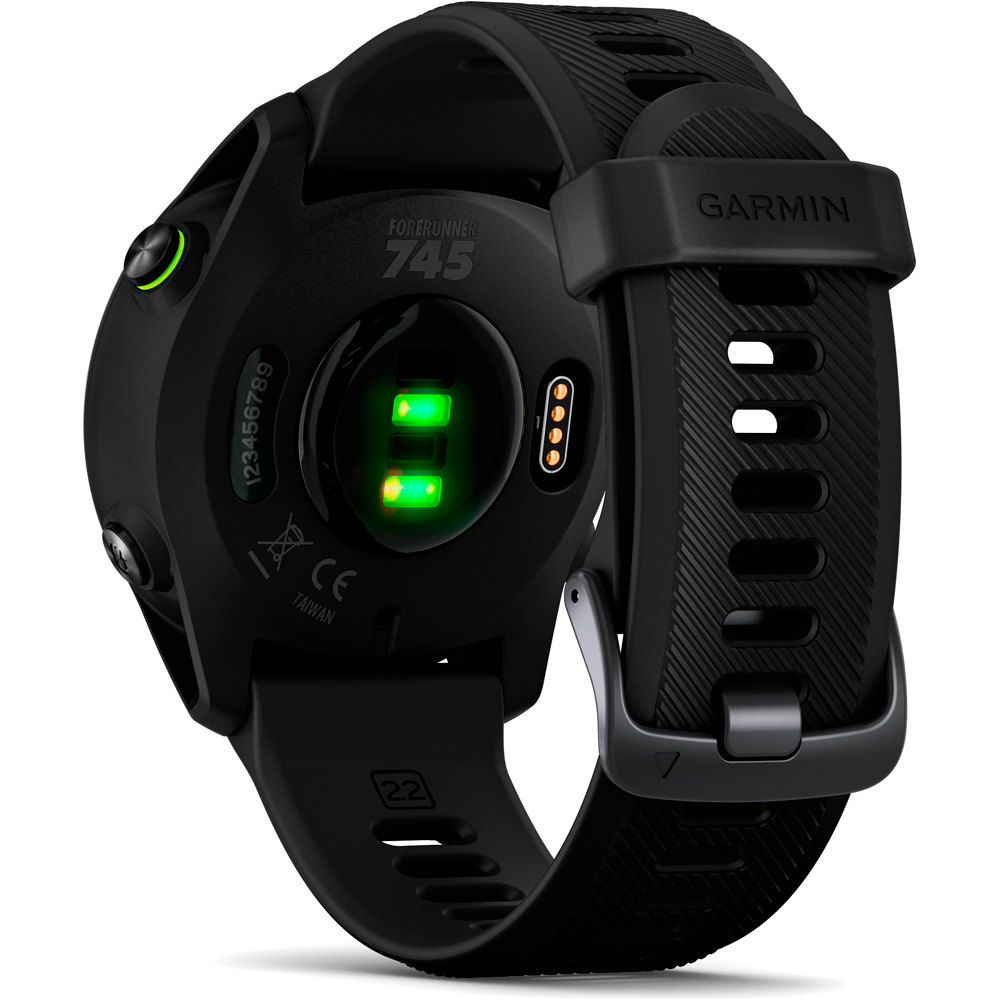 Garmin pulsómetros con gps FORERUNNER 745 NEGRO 01