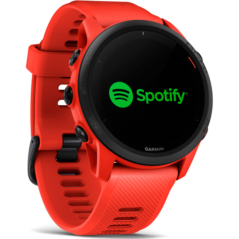 Garmin pulsómetros con gps FORERUNNER 745 ROJO 06