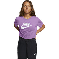 Nike camiseta manga corta mujer W NSW TEE ESSNTL CRP ICN FTR vista frontal