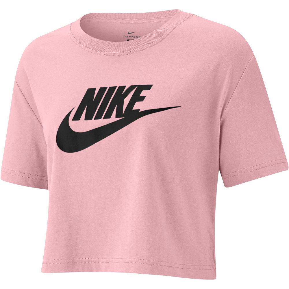 Nike camiseta manga corta mujer W NSW TEE ESSNTL CRP ICN FTR vista frontal