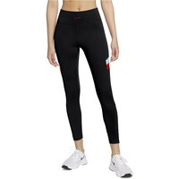 Nike pantalones y mallas largas fitness mujer W NIKE ONE CLRBK STRIPE 7/8 TG vista frontal