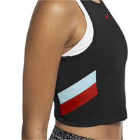 Nike sujetadores deportivos W NK CLRBK STRIPE CROP TANK vista detalle