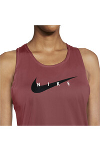 Nike camiseta técnica tirantes mujer W NK SWOOSH RUN TANK vista detalle
