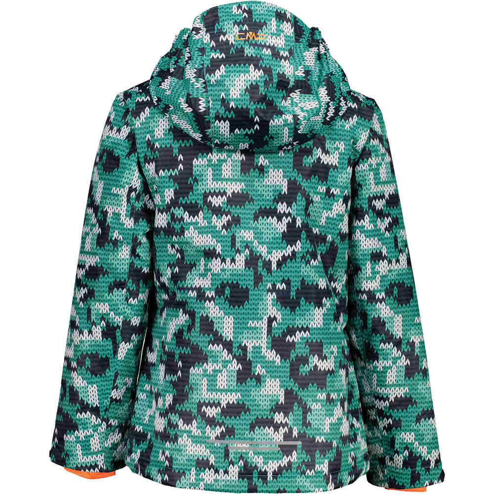 Cmp chaqueta esquí infantil KID G JACKET SNAPS HOOD vista trasera