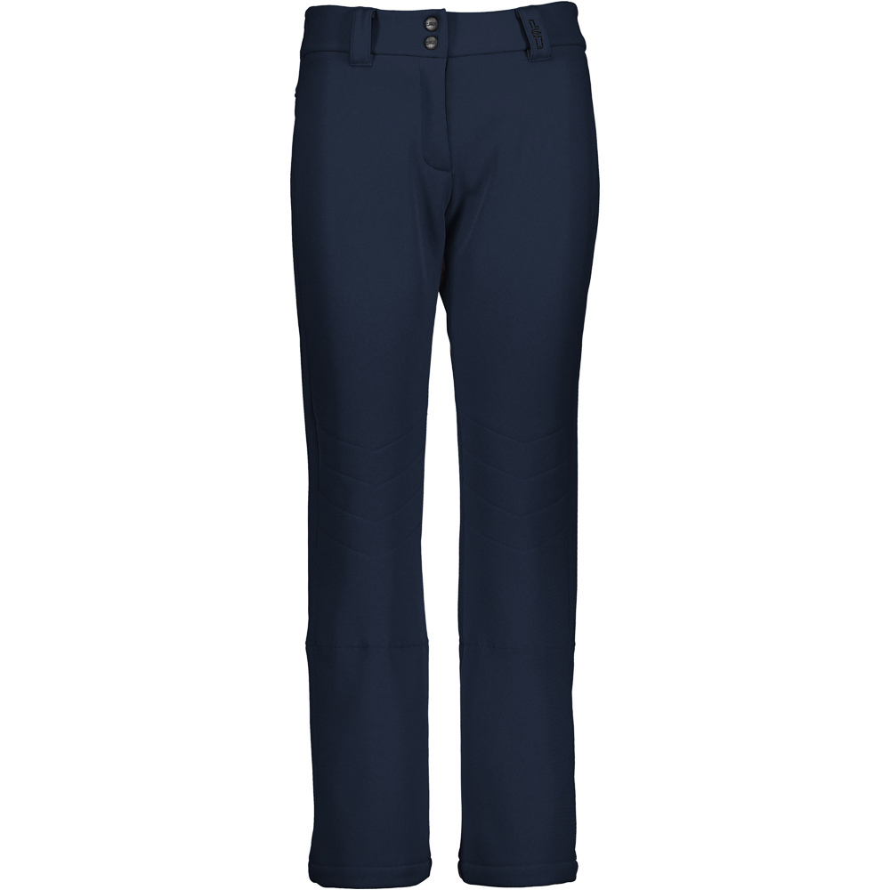 Woman long pant with inner gaiter pantalones esquí mujer Azul (40)