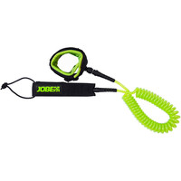 Jobe invento surf SUP Leash Coil 10FT Lime vista frontal