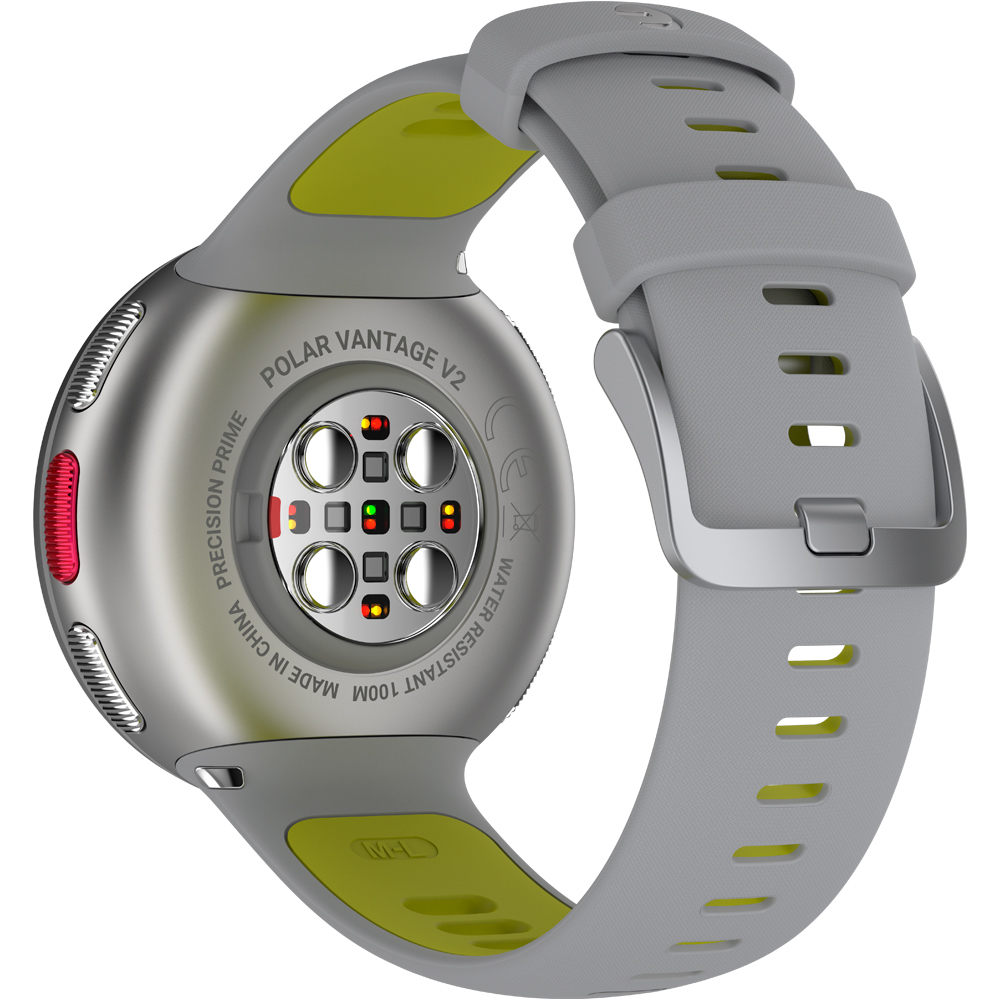 Polar pulsómetros con gps VANTAGE V2 GREY-LIME M/L HR GEN 01