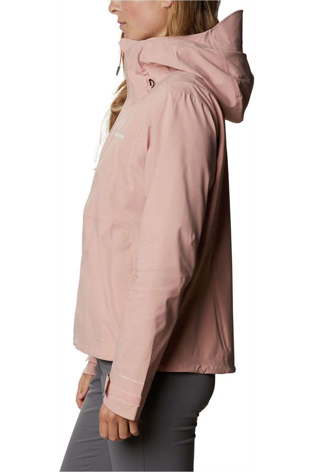 Columbia chaqueta impermeable mujer Omni-Tech Ampli-Dry Shell vista detalle