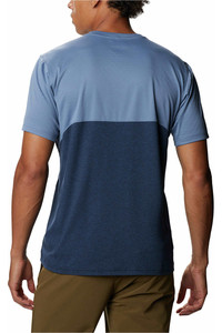 Columbia camiseta montaña manga corta hombre M Zero Ice Cirro-Cool SS Shirt vista trasera