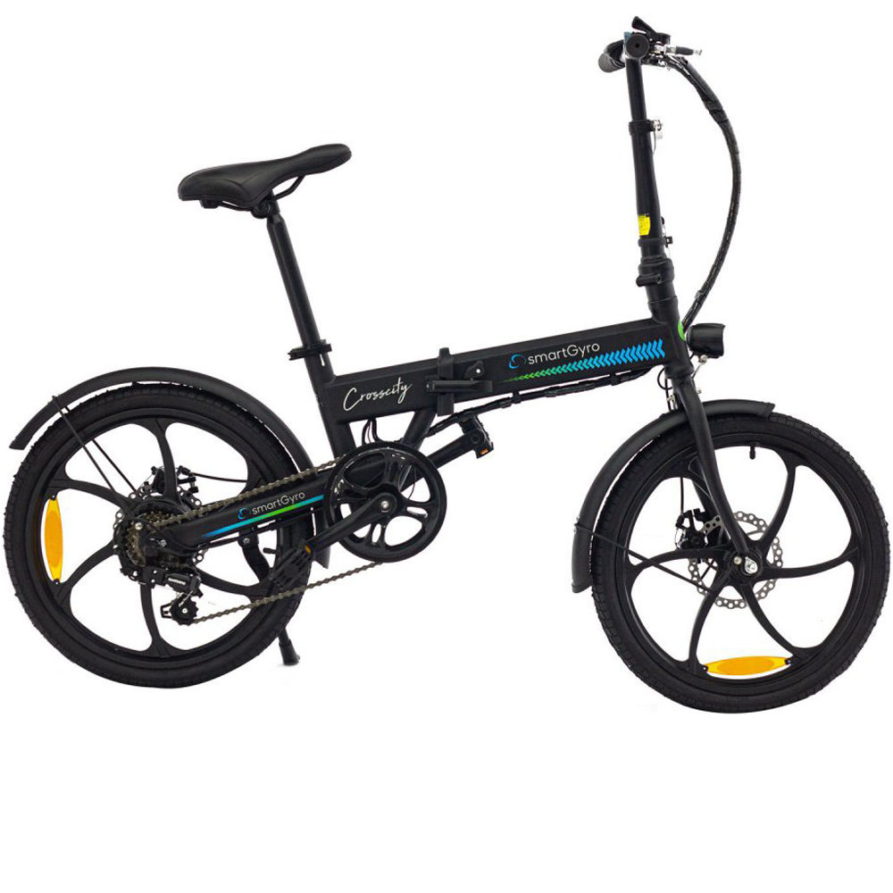 Smartgyro bicicleta paseo SMARTGYRO CROSSCITY BLACK vista frontal