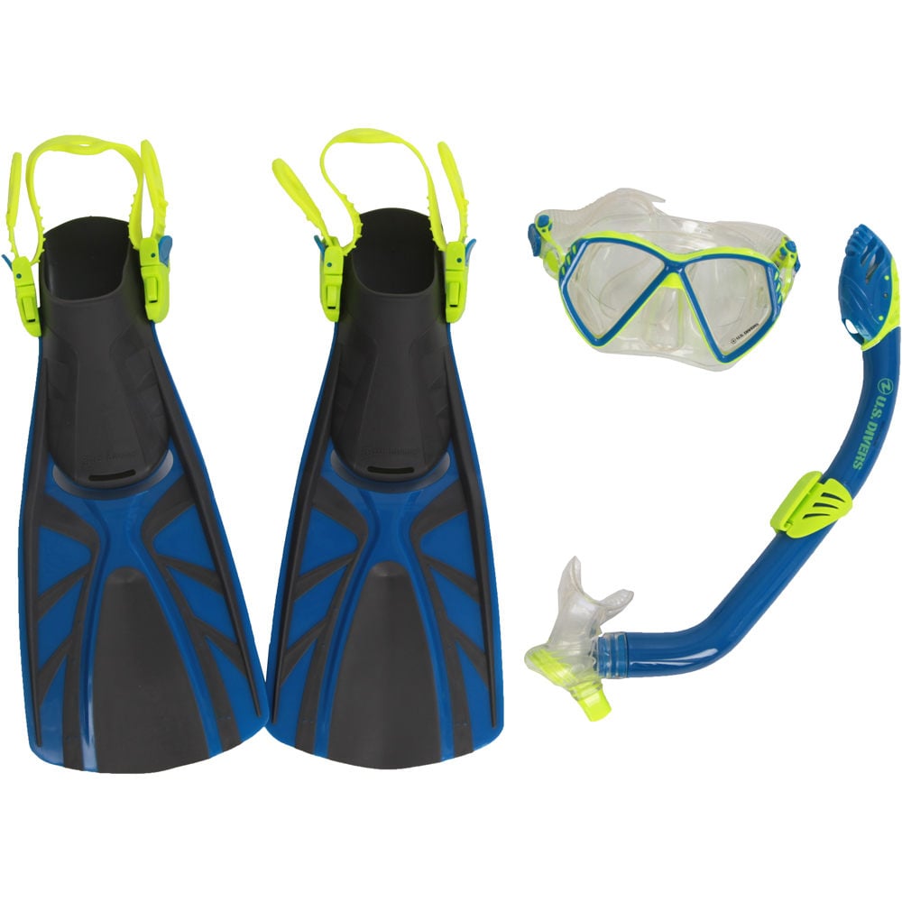 Aqualung kit gafastubo y aletas snorkel niño SET REGAL JR BR vista frontal