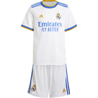 adidas equipación fútbol niño R.MADRID 22 H Y KIT vista frontal